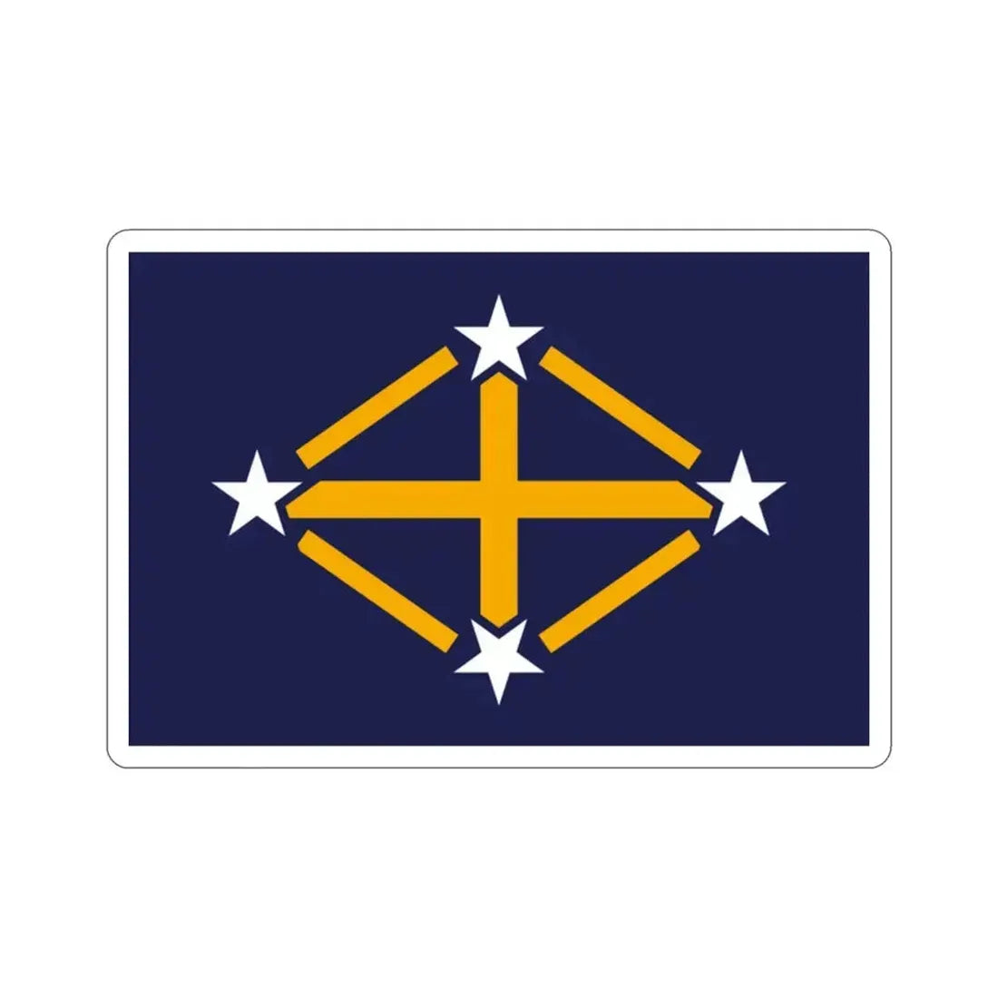 Flag of Imperial Japanese Antarctic Expedition STICKER Vinyl Die-Cut Decal 2 Inch - The Sticker Space