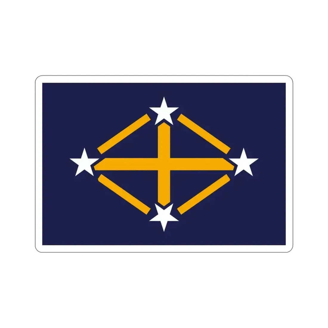 Flag of Imperial Japanese Antarctic Expedition STICKER Vinyl Die-Cut Decal 3 Inch - The Sticker Space