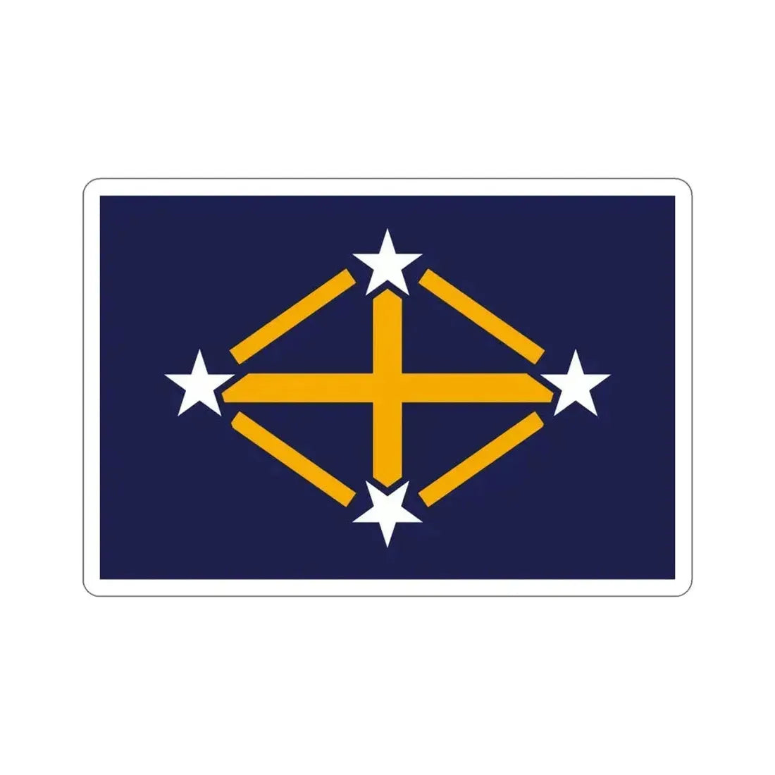 Flag of Imperial Japanese Antarctic Expedition STICKER Vinyl Die-Cut Decal 4 Inch - The Sticker Space