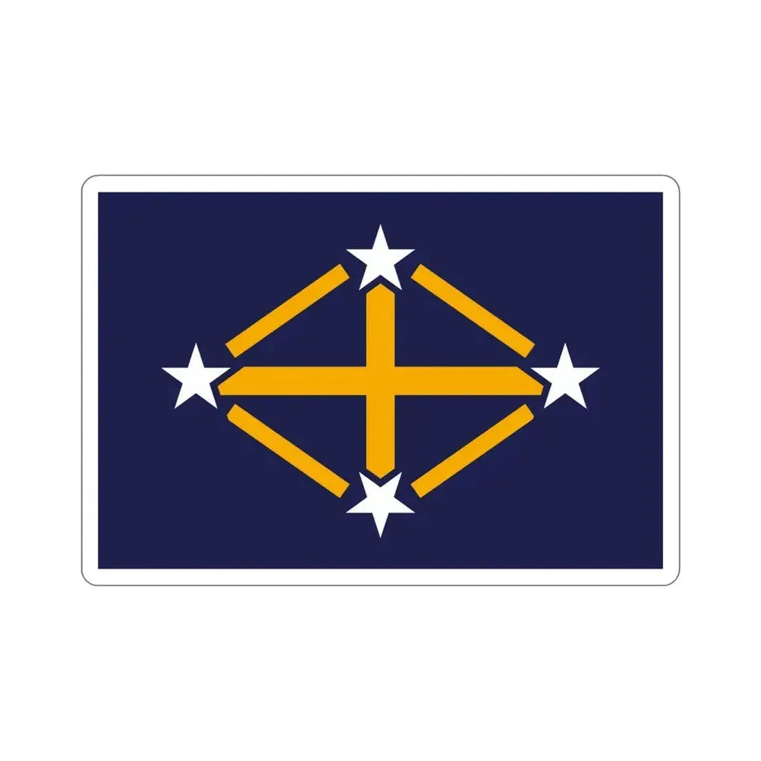 Flag of Imperial Japanese Antarctic Expedition STICKER Vinyl Die-Cut Decal 4 Inch - The Sticker Space