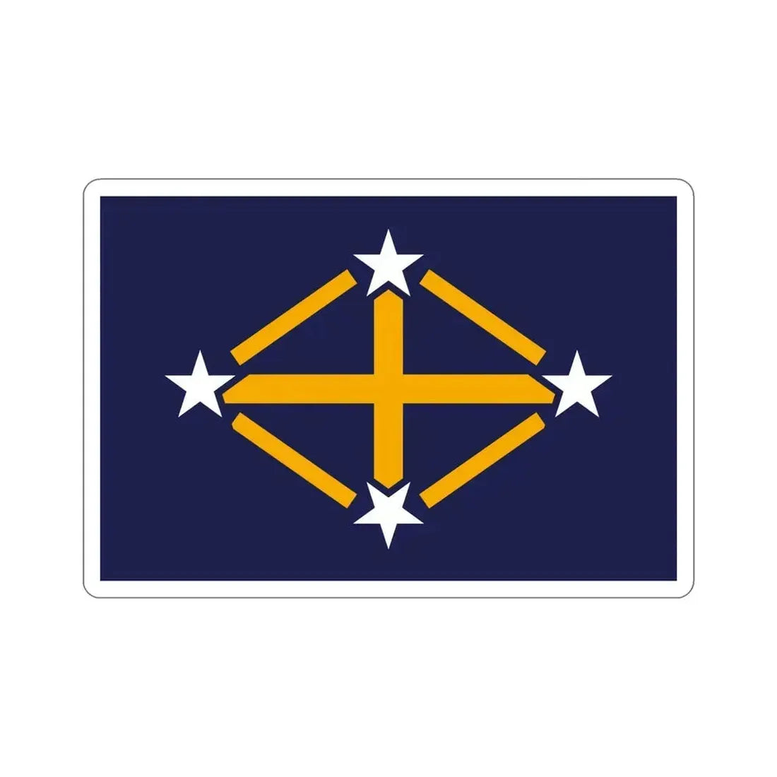 Flag of Imperial Japanese Antarctic Expedition STICKER Vinyl Die-Cut Decal 5 Inch - The Sticker Space