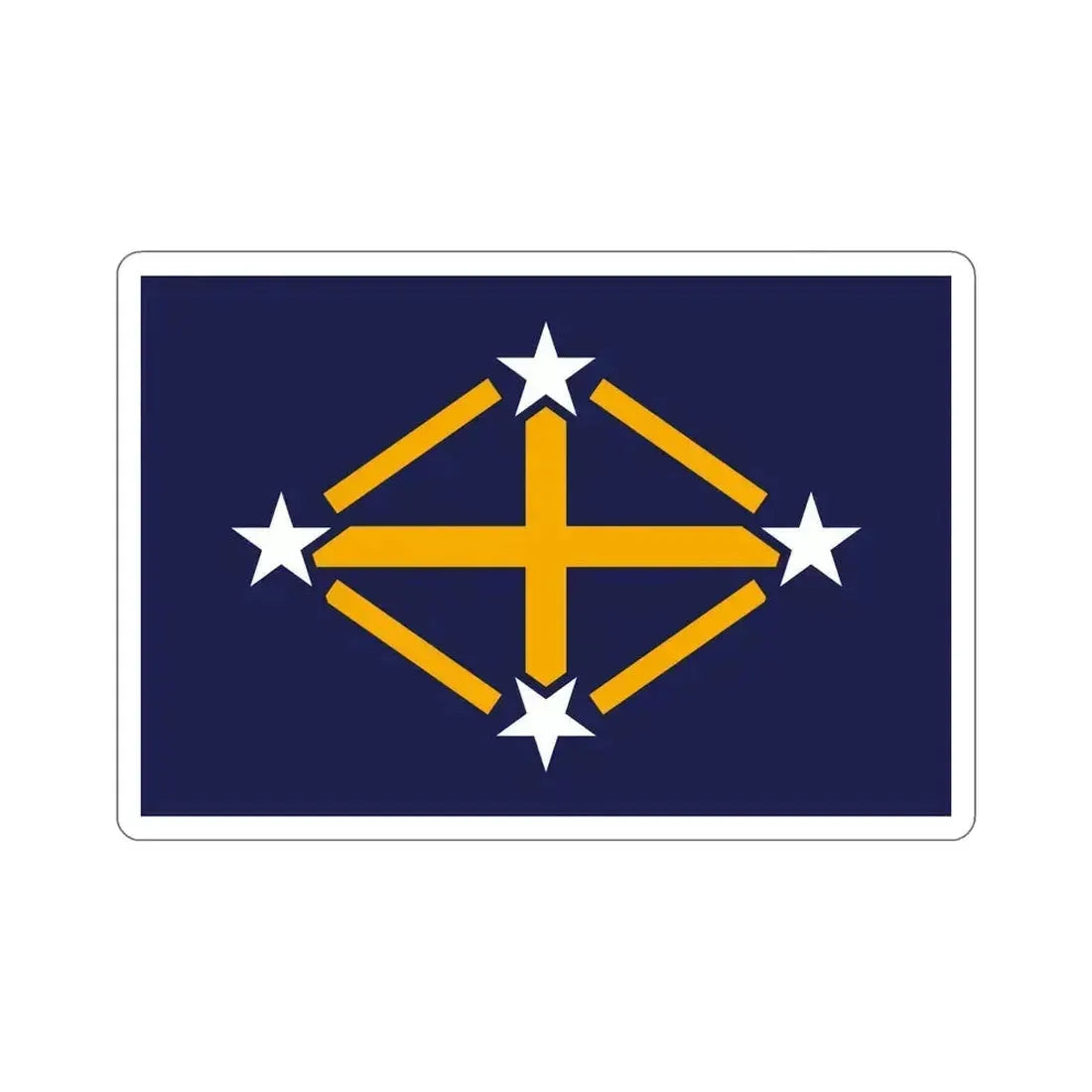 Flag of Imperial Japanese Antarctic Expedition STICKER Vinyl Die-Cut Decal 6 Inch - The Sticker Space