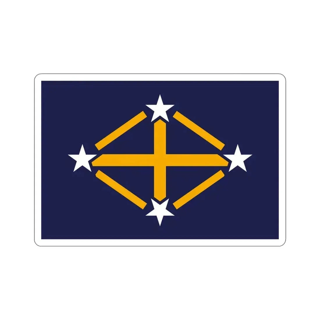 Flag of Imperial Japanese Antarctic Expedition STICKER Vinyl Die-Cut Decal 6 Inch - The Sticker Space