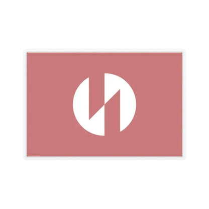 Flag of Inagi Tokyo Japan - STICKER Vinyl Kiss-Cut Decal 2 Inch Transparent - The Sticker Space