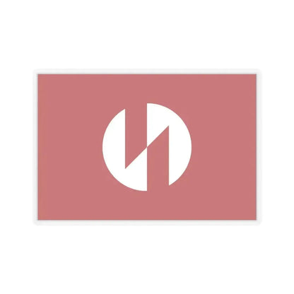 Flag of Inagi Tokyo Japan - STICKER Vinyl Kiss-Cut Decal 3 Inch Transparent - The Sticker Space