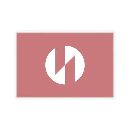 Flag of Inagi Tokyo Japan - STICKER Vinyl Kiss-Cut Decal 4 Inch Transparent - The Sticker Space