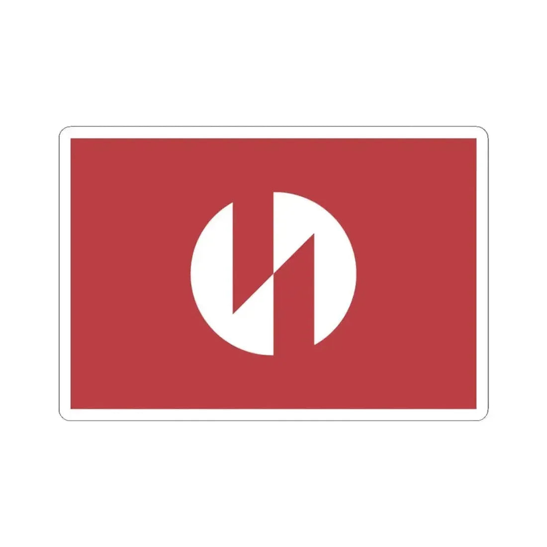 Flag of Inagi Tokyo Japan - STICKER Vinyl Kiss-Cut Decal 4 Inch White - The Sticker Space