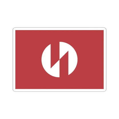 Flag of Inagi Tokyo Japan - STICKER Vinyl Kiss-Cut Decal 4 Inch White - The Sticker Space