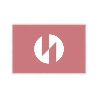 Flag of Inagi Tokyo Japan - STICKER Vinyl Kiss-Cut Decal 6 Inch Transparent - The Sticker Space