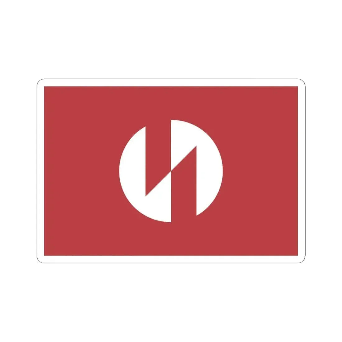 Flag of Inagi Tokyo Japan - STICKER Vinyl Kiss-Cut Decal 6 Inch White - The Sticker Space