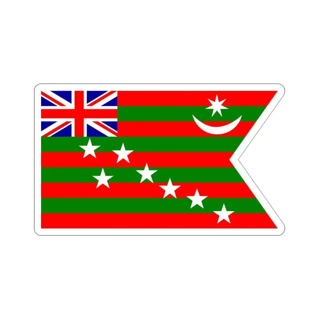 Flag of India 1917 (India) STICKER Vinyl Die-Cut Decal 3 Inch - The Sticker Space