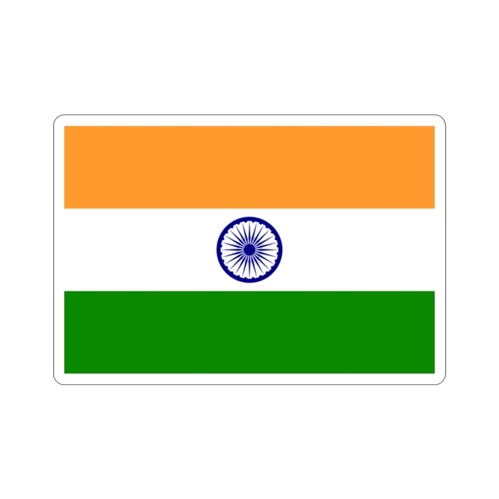 Flag of India STICKER Vinyl Die-Cut Decal-2 Inch-The Sticker Space