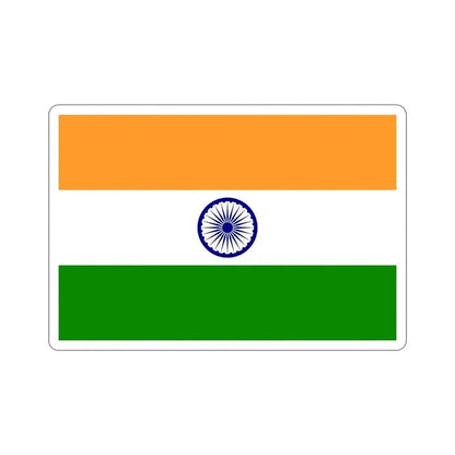 Flag of India STICKER Vinyl Die-Cut Decal 4 Inch - The Sticker Space