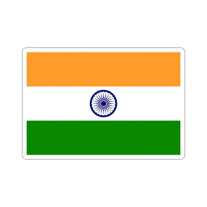 Flag of India STICKER Vinyl Die-Cut Decal 5 Inch - The Sticker Space