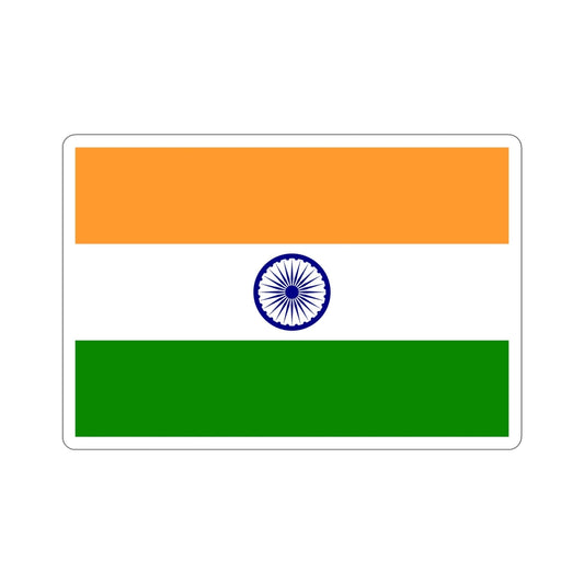 Flag of India STICKER Vinyl Die-Cut Decal-6 Inch-The Sticker Space