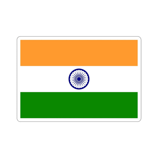 Flag of India STICKER Vinyl Die-Cut Decal-6 Inch-The Sticker Space