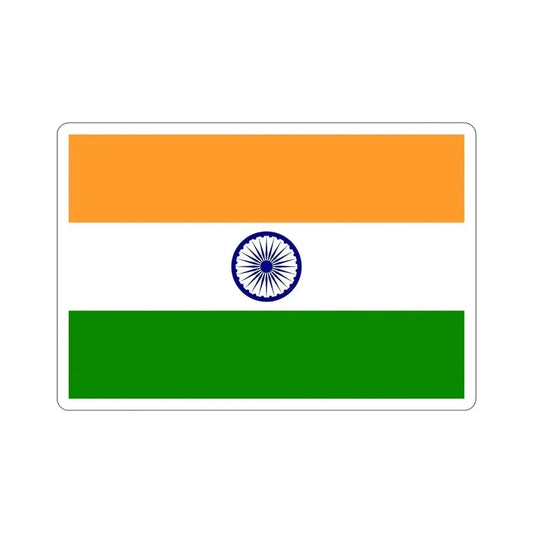 Flag of India STICKER Vinyl Die-Cut Decal 6 Inch - The Sticker Space