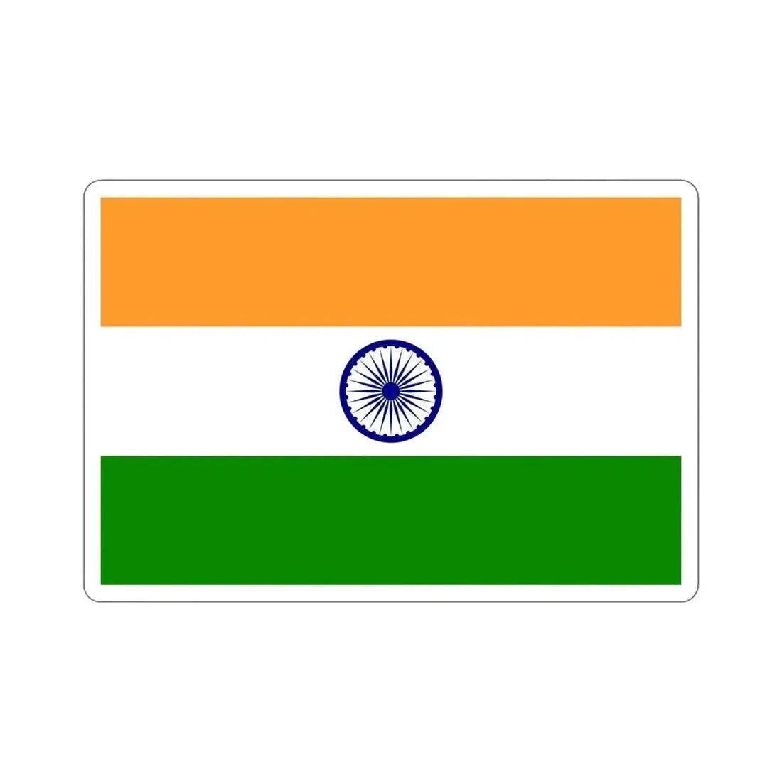 Flag of India STICKER Vinyl Die-Cut Decal - The Sticker Space