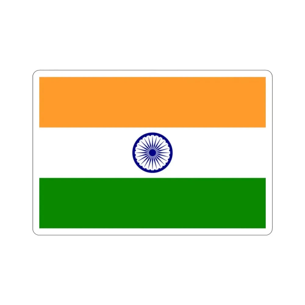 Flag of India STICKER Vinyl Die-Cut Decal - The Sticker Space