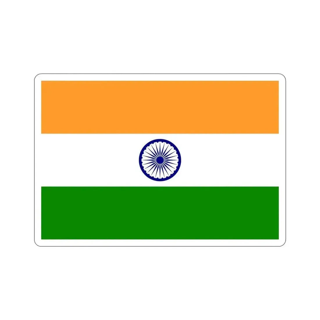 Flag of India STICKER Vinyl Die-Cut Decal - The Sticker Space