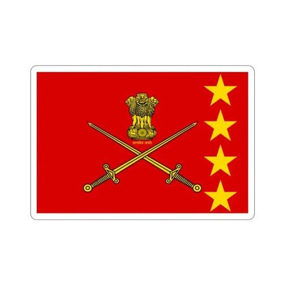 Flag of Indian Generals (India) STICKER Vinyl Die-Cut Decal 2 Inch - The Sticker Space