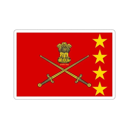 Flag of Indian Generals (India) STICKER Vinyl Die-Cut Decal 3 Inch - The Sticker Space