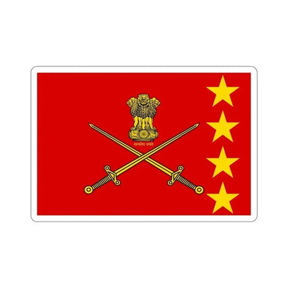 Flag of Indian Generals (India) STICKER Vinyl Die-Cut Decal 5 Inch - The Sticker Space