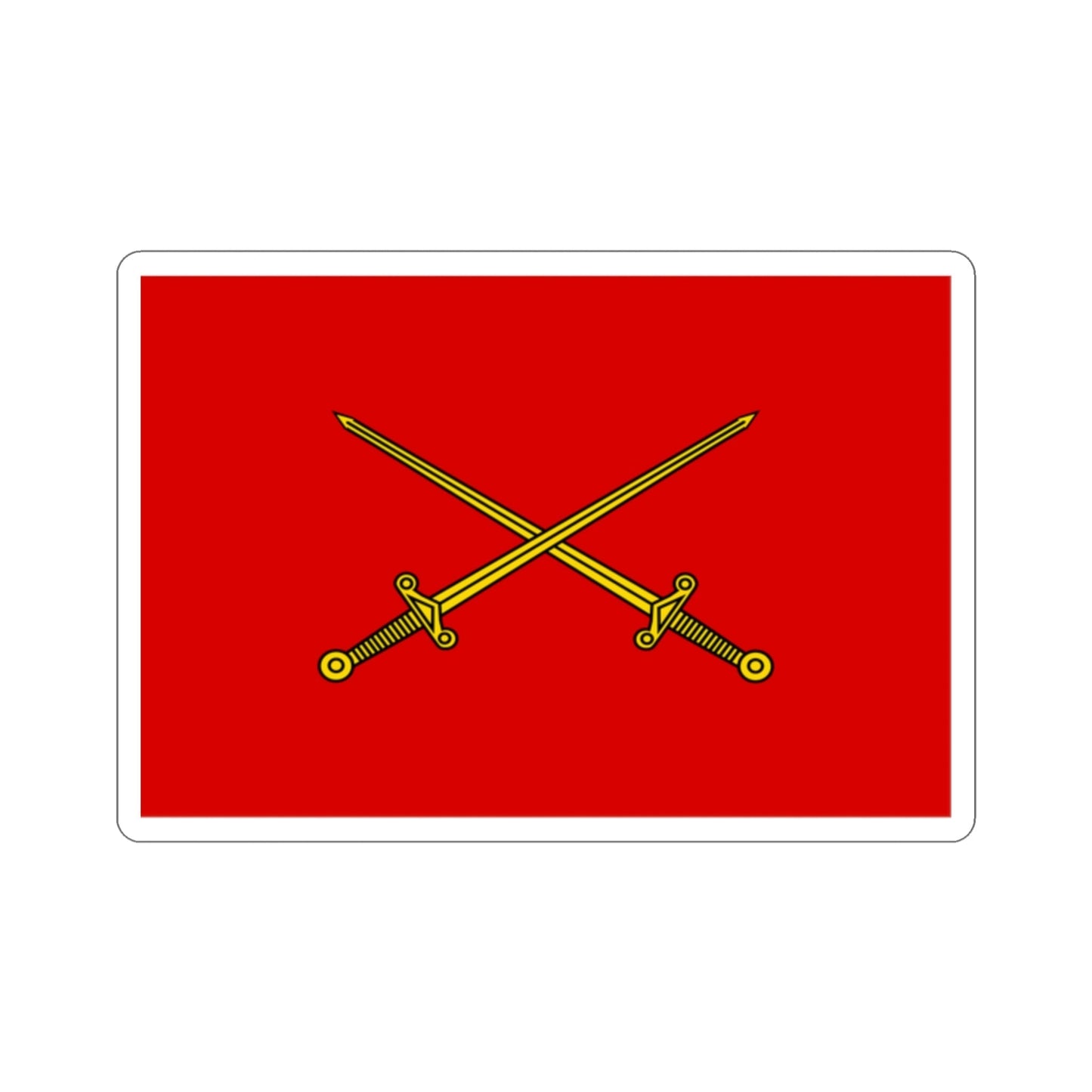 Flag of Indian Lieutenant Generals, Army Headquarters (India) STICKER Vinyl Die-Cut Decal-2 Inch-The Sticker Space