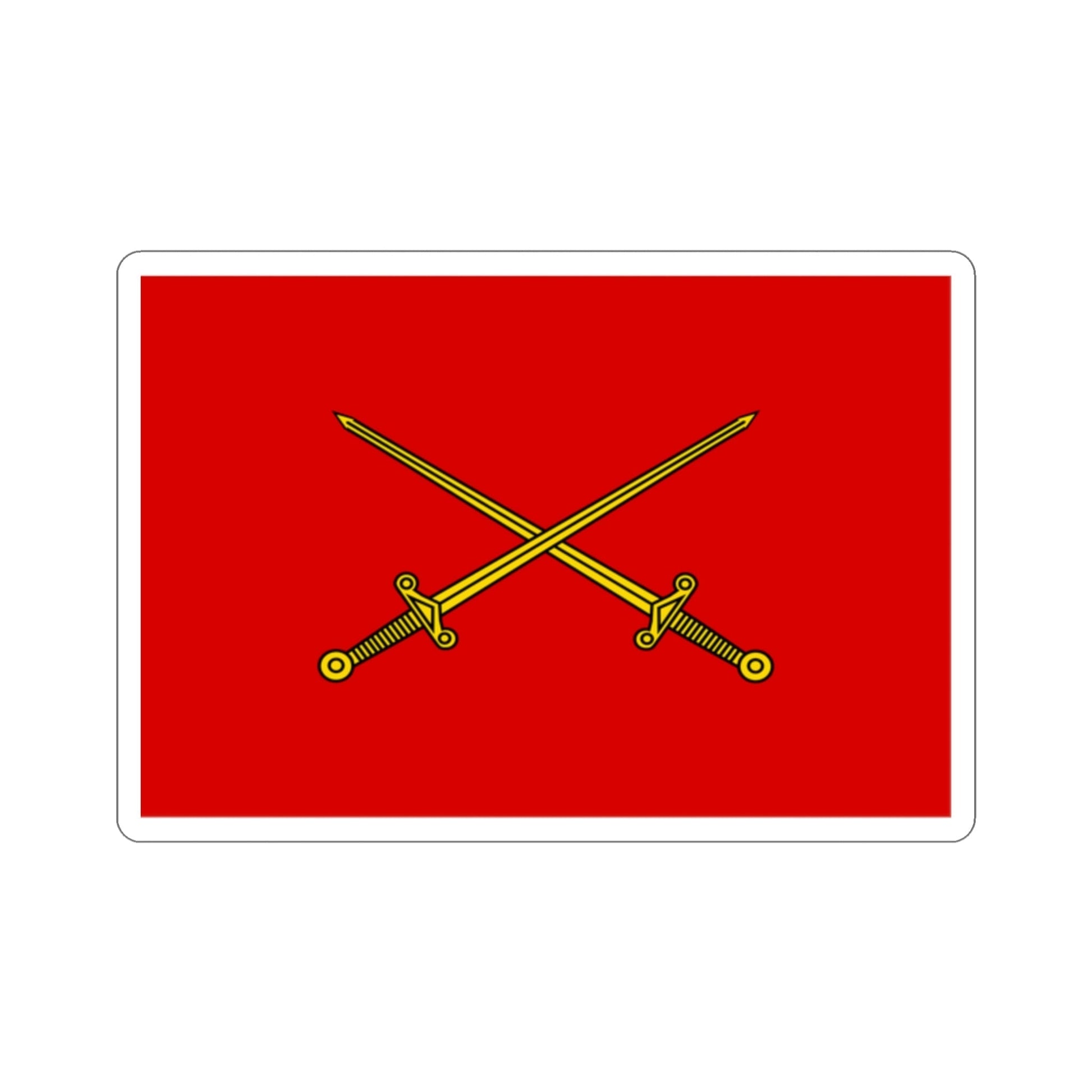 Flag of Indian Lieutenant Generals, Army Headquarters (India) STICKER Vinyl Die-Cut Decal-2 Inch-The Sticker Space