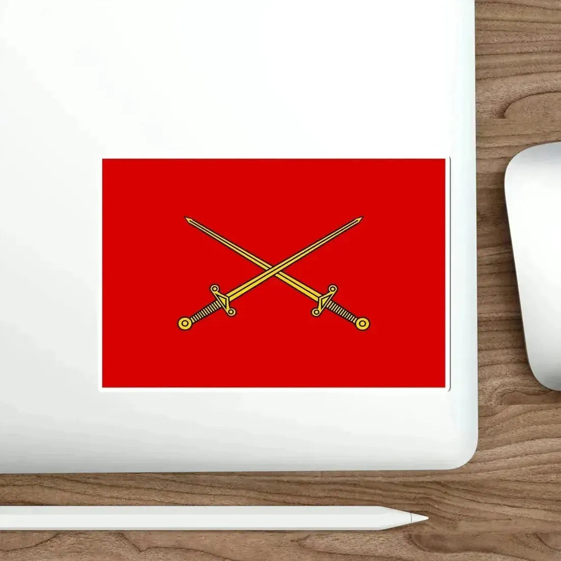 Flag of Indian Lieutenant Generals, Army Headquarters (India) STICKER Vinyl Die-Cut Decal - The Sticker Space
