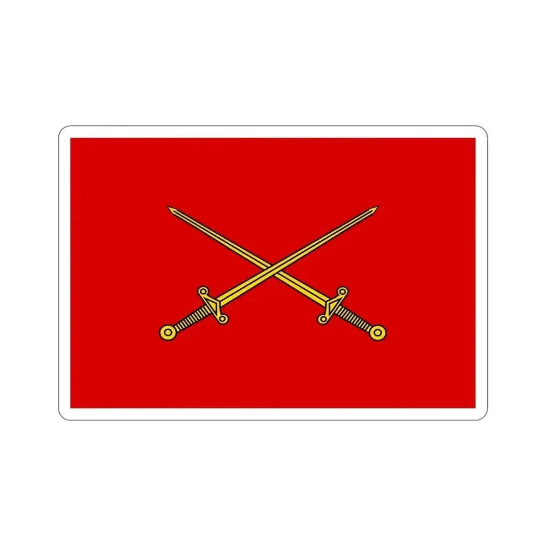 Flag of Indian Lieutenant Generals, Army Headquarters (India) STICKER Vinyl Die-Cut Decal - The Sticker Space