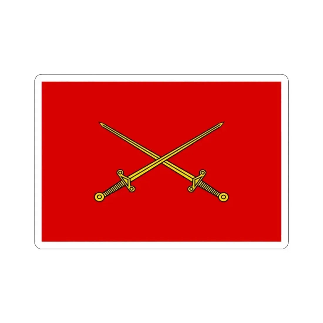 Flag of Indian Lieutenant Generals, Army Headquarters (India) STICKER Vinyl Die-Cut Decal - The Sticker Space
