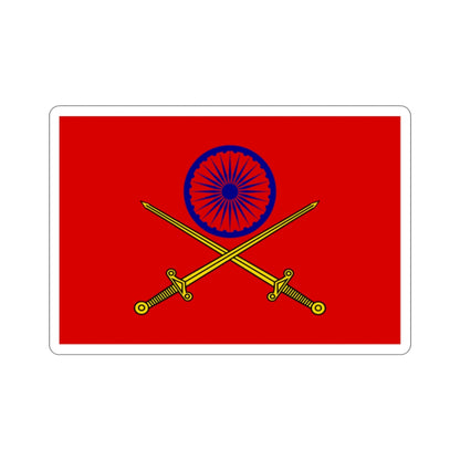 Flag of Indian Principal Staff Officers (India) STICKER Vinyl Die-Cut Decal-2 Inch-The Sticker Space