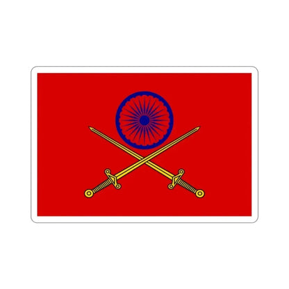 Flag of Indian Principal Staff Officers (India) STICKER Vinyl Die-Cut Decal 2 Inch - The Sticker Space