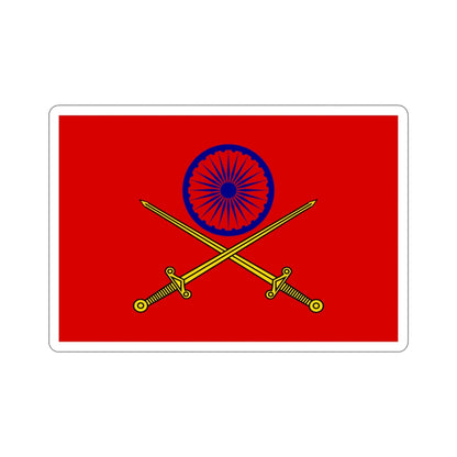 Flag of Indian Principal Staff Officers (India) STICKER Vinyl Die-Cut Decal-4 Inch-The Sticker Space