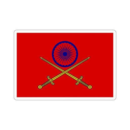 Flag of Indian Principal Staff Officers (India) STICKER Vinyl Die-Cut Decal-5 Inch-The Sticker Space