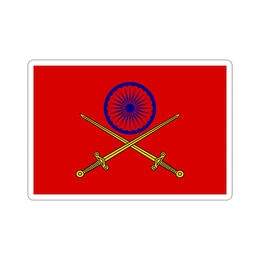 Flag of Indian Principal Staff Officers (India) STICKER Vinyl Die-Cut Decal-6 Inch-The Sticker Space