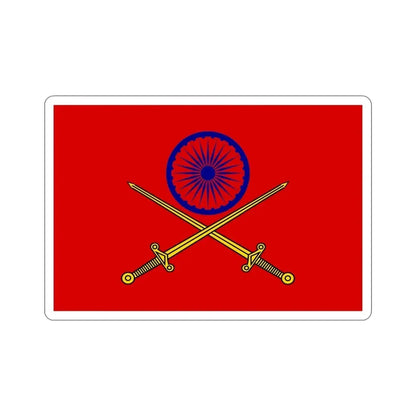 Flag of Indian Principal Staff Officers (India) STICKER Vinyl Die-Cut Decal - The Sticker Space
