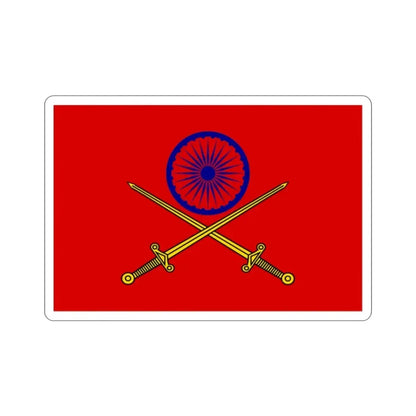 Flag of Indian Principal Staff Officers (India) STICKER Vinyl Die-Cut Decal - The Sticker Space