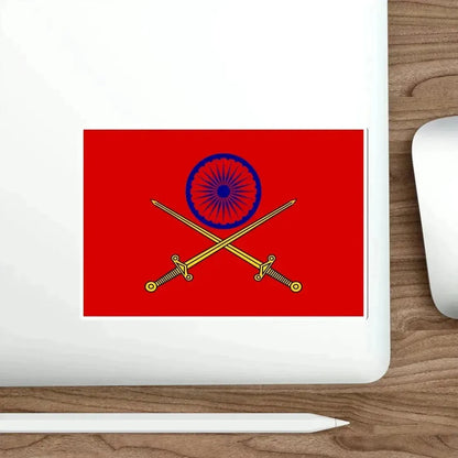 Flag of Indian Principal Staff Officers (India) STICKER Vinyl Die-Cut Decal - The Sticker Space