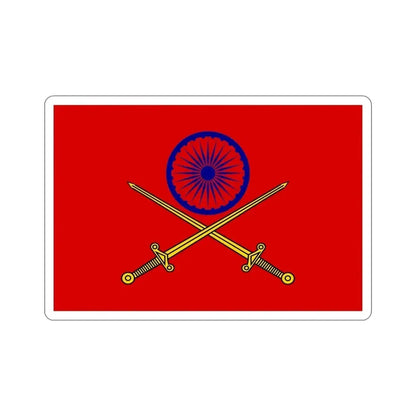 Flag of Indian Principal Staff Officers (India) STICKER Vinyl Die-Cut Decal - The Sticker Space