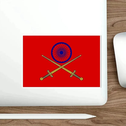 Flag of Indian Principal Staff Officers (India) STICKER Vinyl Die-Cut Decal - The Sticker Space