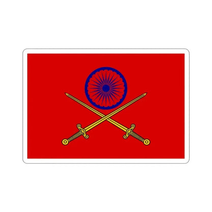 Flag of Indian Principal Staff Officers (India) STICKER Vinyl Die-Cut Decal - The Sticker Space