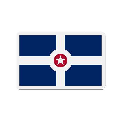 Flag of Indianapolis - Die-Cut Magnet-2" x 2"-The Sticker Space