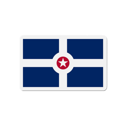 Flag of Indianapolis - Die-Cut Magnet-5" x 5"-The Sticker Space