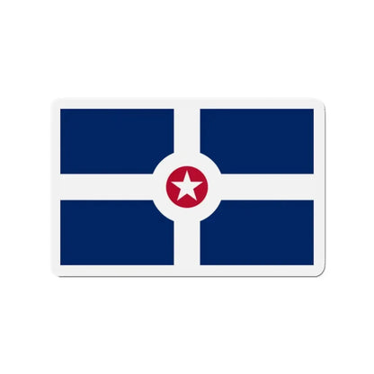 Flag of Indianapolis - Refrigerator Magnet 2 Inch - The Sticker Space