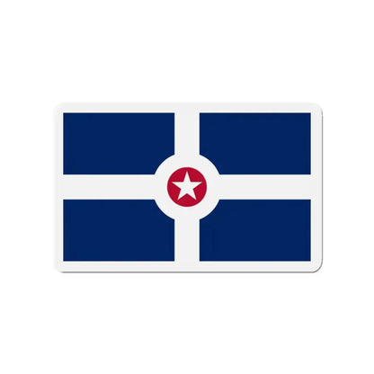 Flag of Indianapolis - Refrigerator Magnet 3 Inch - The Sticker Space