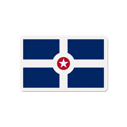 Flag of Indianapolis - Refrigerator Magnet 5 Inch - The Sticker Space