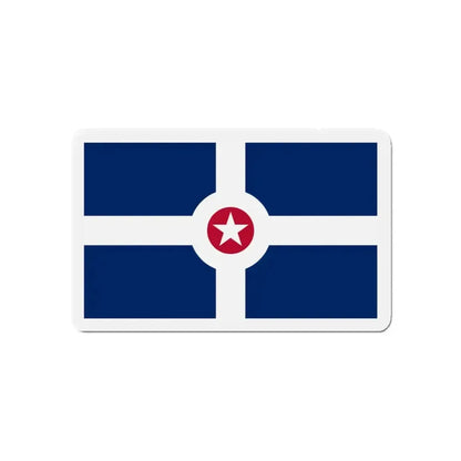 Flag of Indianapolis - Refrigerator Magnet - The Sticker Space