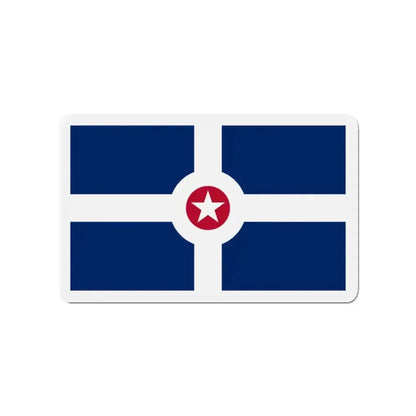 Flag of Indianapolis - Refrigerator Magnet - The Sticker Space